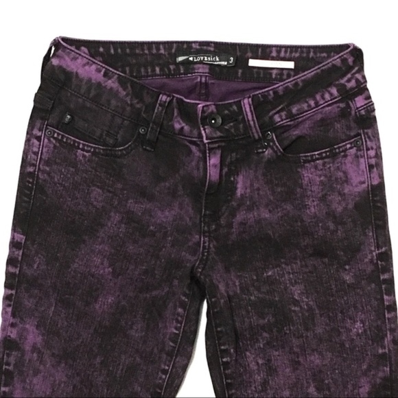 Hot topic Love sick acid purple wash the Skinny - Picture 3 of 8
